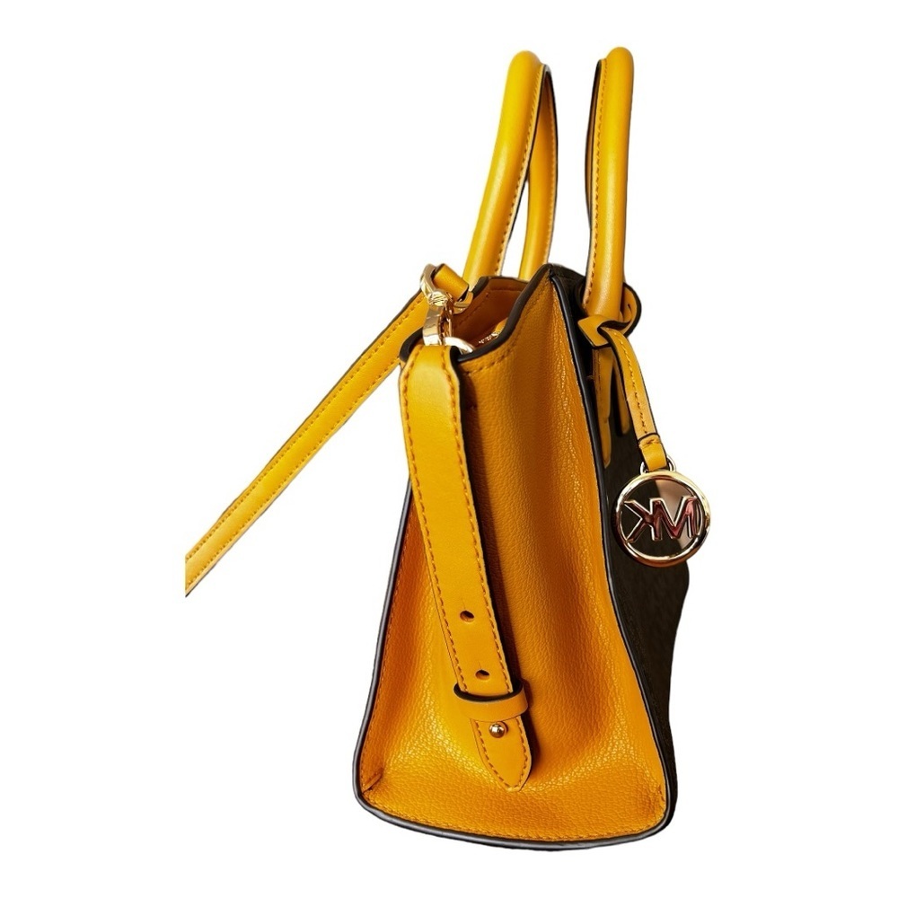 Michael Kors Avril Small Satchel Bag marigold - Picture 8 of 9